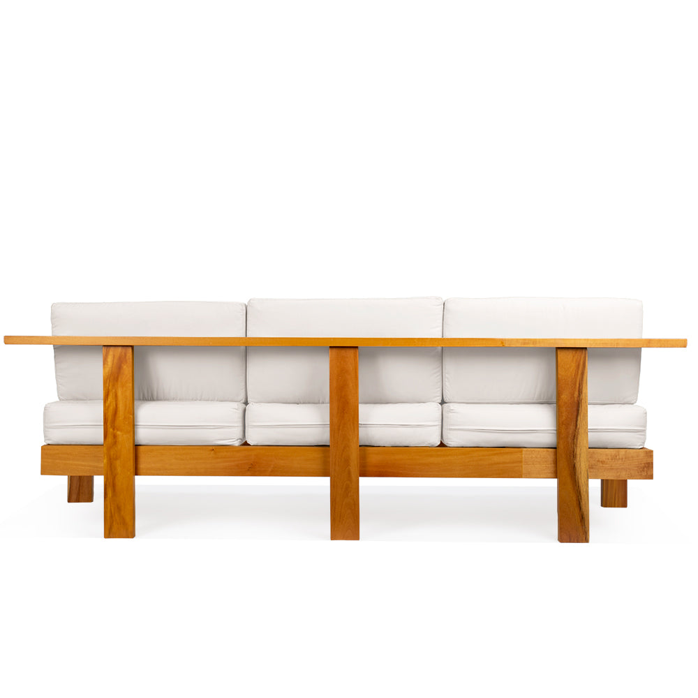 Sofá 3 Lugares Bahamas Acquablock Branco Off