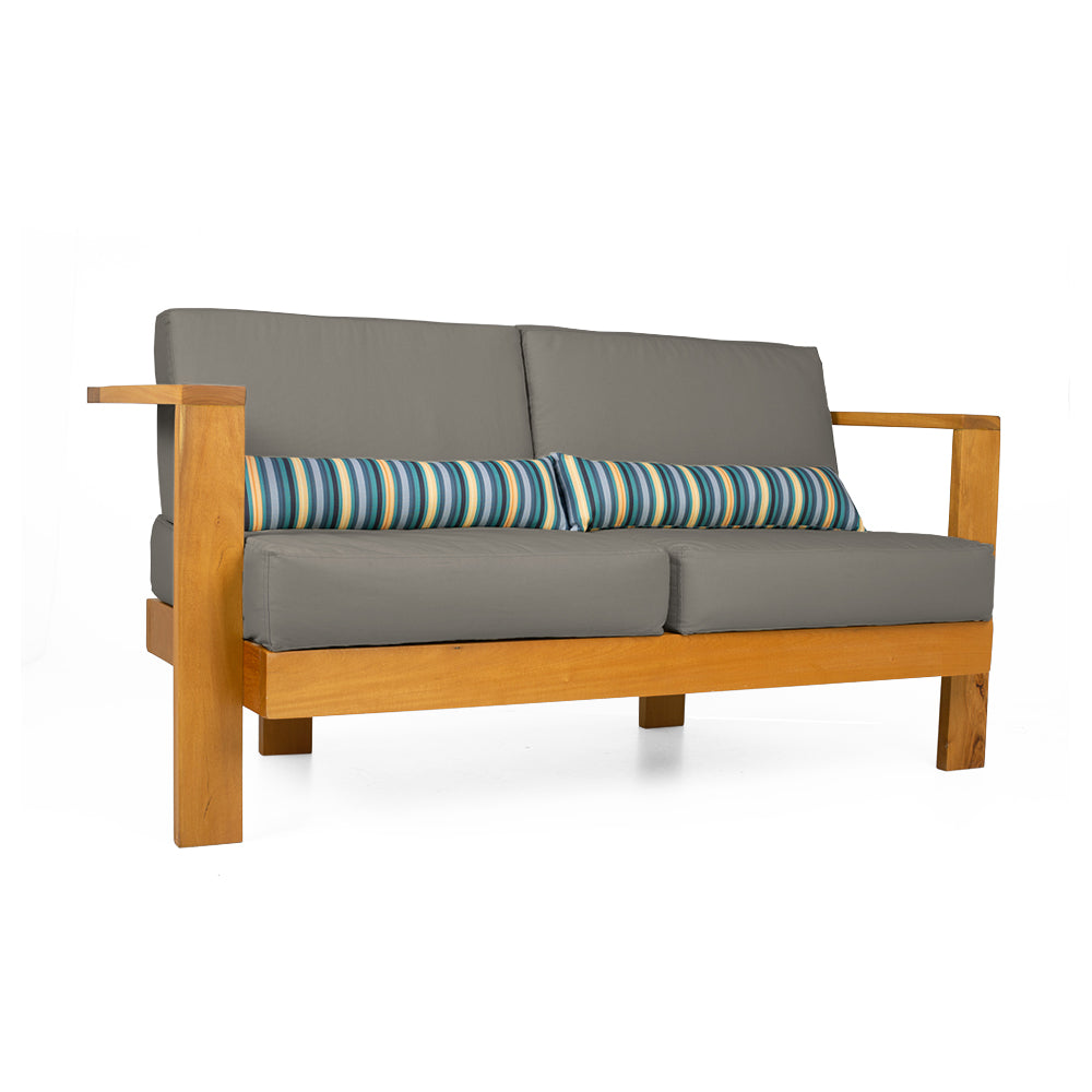 Sofá 2 Lugares Bahamas Acquablock Chumbo