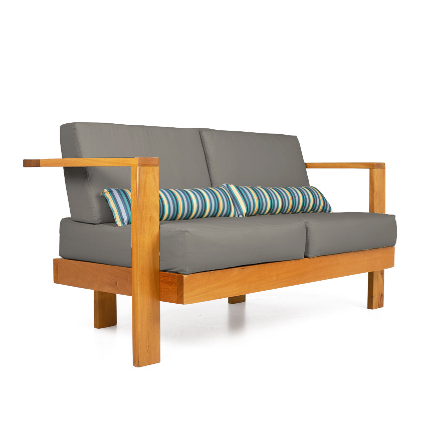 Sofá 2 Lugares Bahamas Acquablock Chumbo