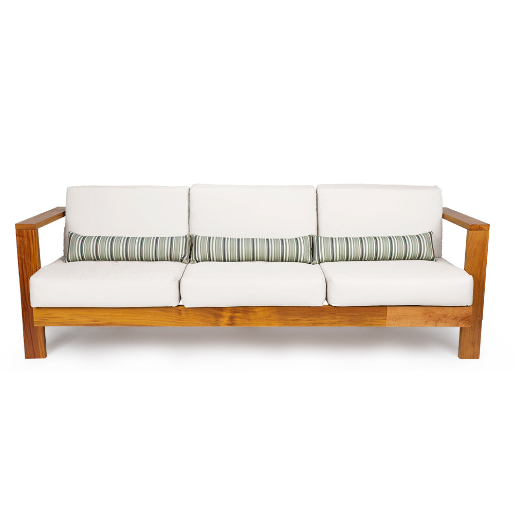 Sofá 3 Lugares Bahamas Acquablock Branco Off