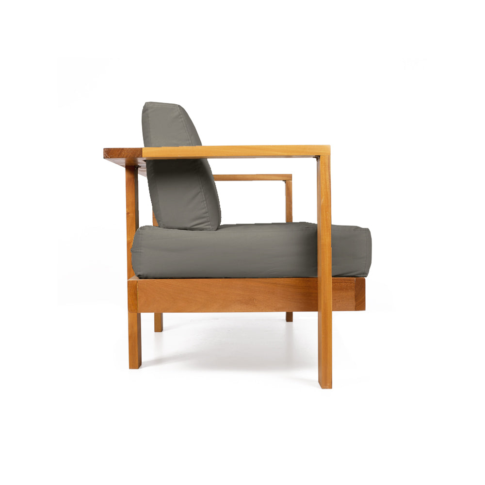 Sofá 2 Lugares Bahamas Acquablock Chumbo