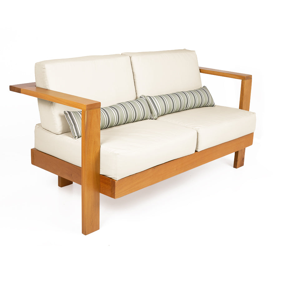 Sofá 2 Lugares Bahamas Acquablock Branco Off