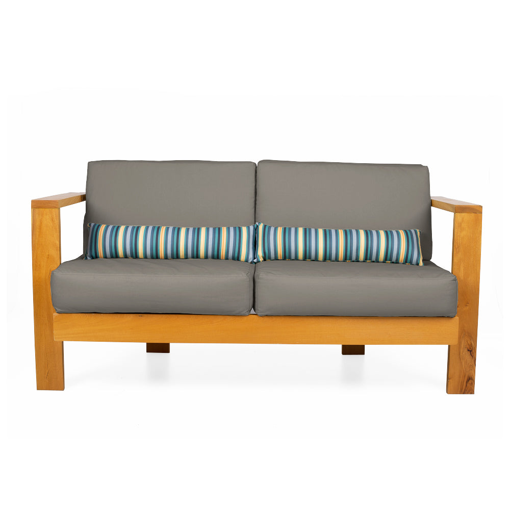 Sofá 2 Lugares Bahamas Acquablock Chumbo