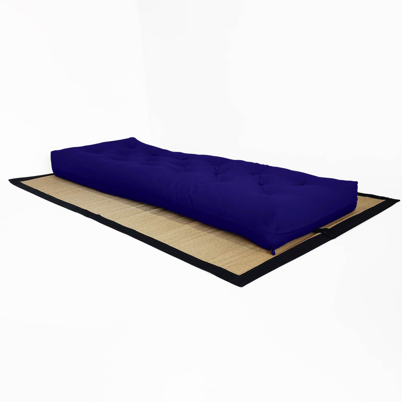 Futon Solteiro Oriental D28 Dobrável Acquablock Azul Royal