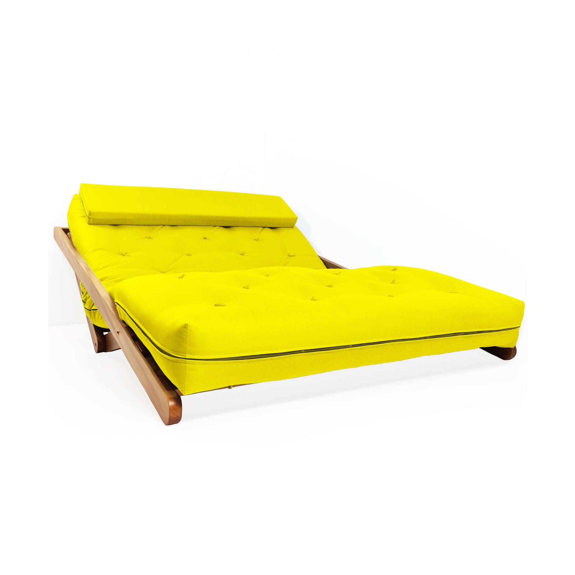 Poltrona New York Reclinável Casal Futon Acquablock Amarelo