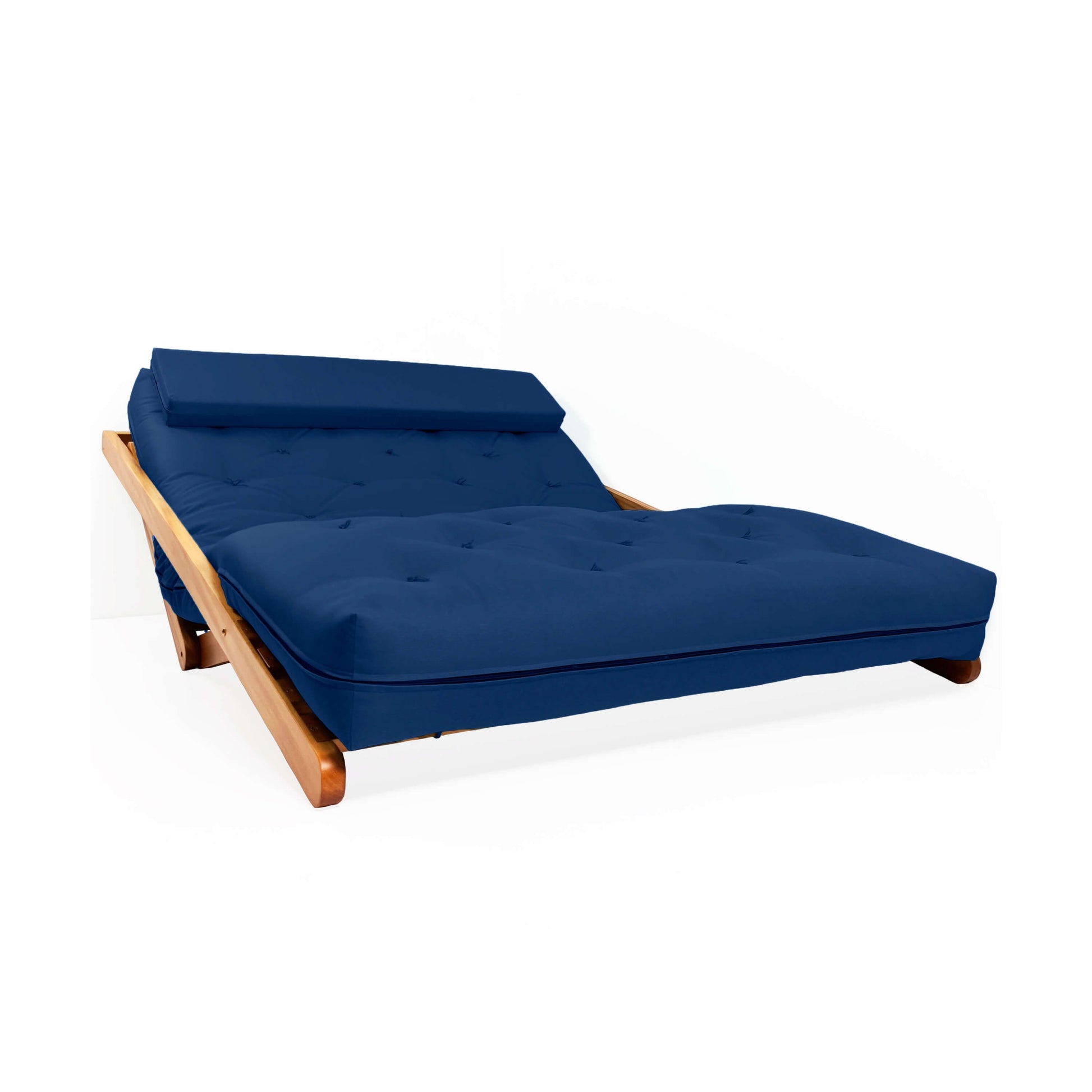Poltrona New York Reclinável Casal Futon Acquablock Azul Royal