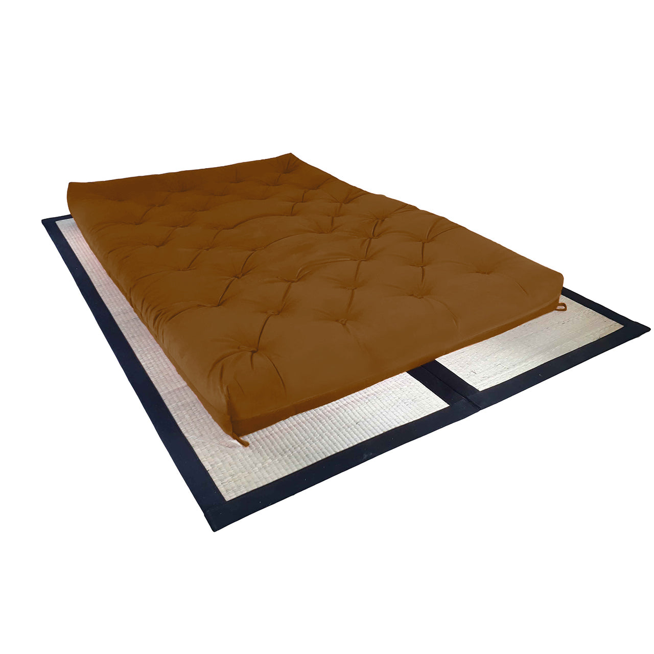 Futon Sofa Cama Casal D33 Tendencia Oriental Caramelo