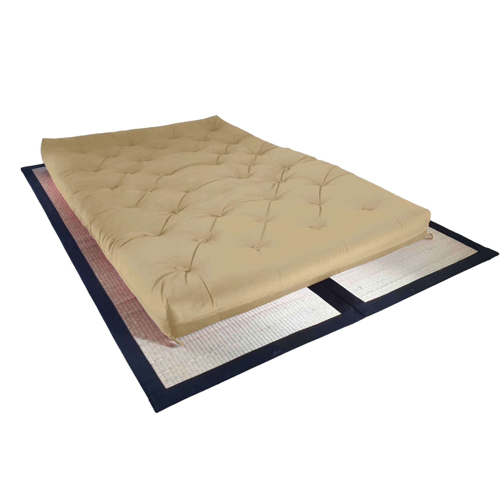 Futon Sofá Cama Casal Oriental Acquablock Bege