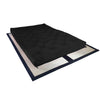 Futon Sofa Cama Casal D33 Tendencia Oriental Preto