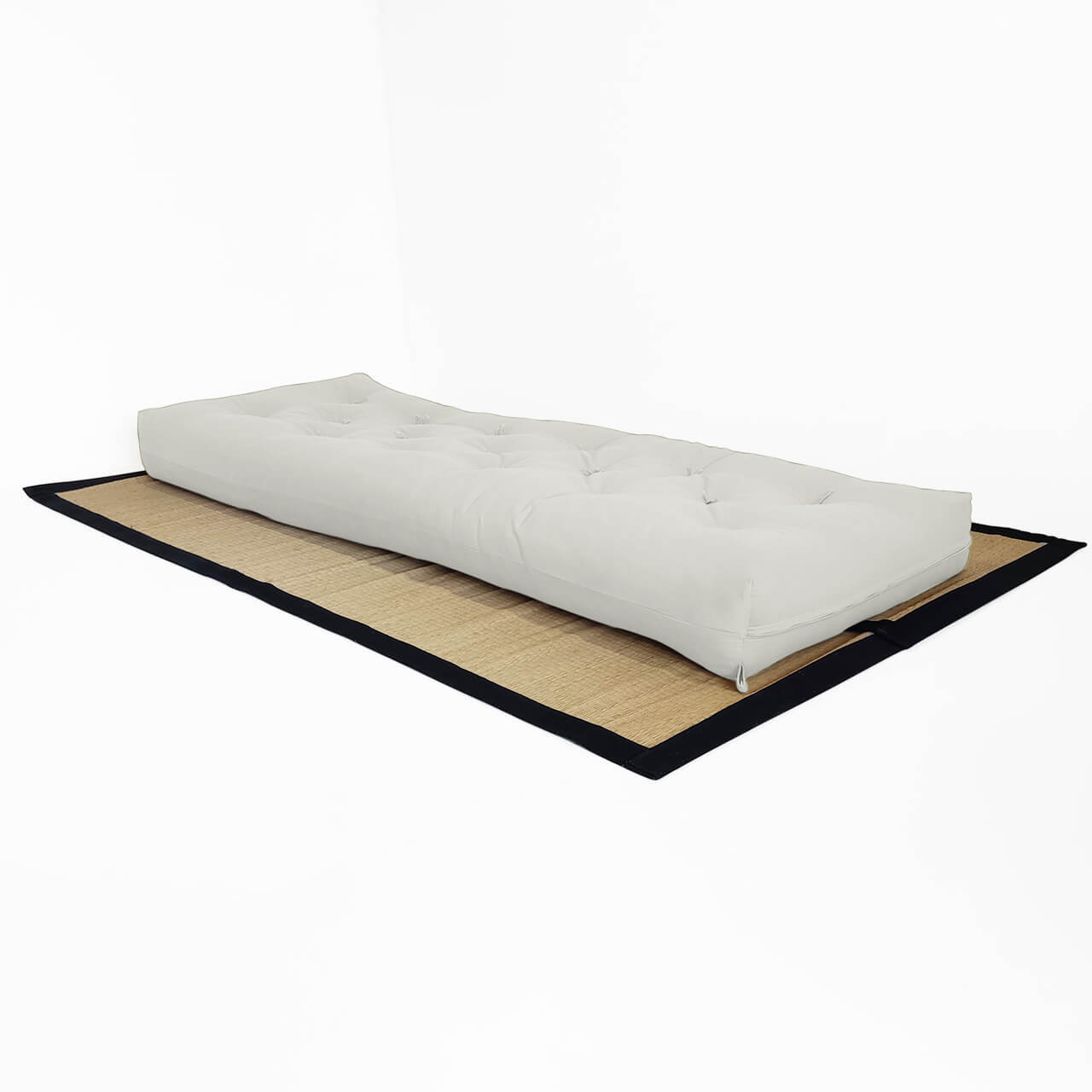Futon Solteiro Oriental D28 Dobrável Acquablock Branco Off