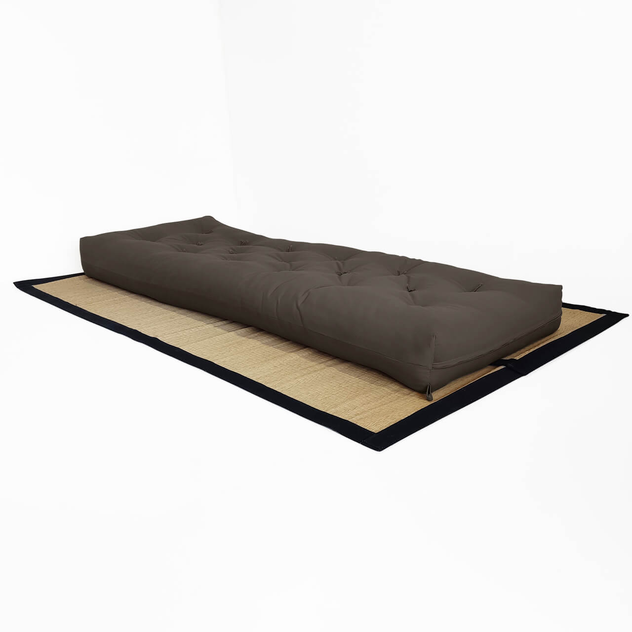 Futon Solteiro Oriental D28 Dobrável Acquablock Cinza Chumbo