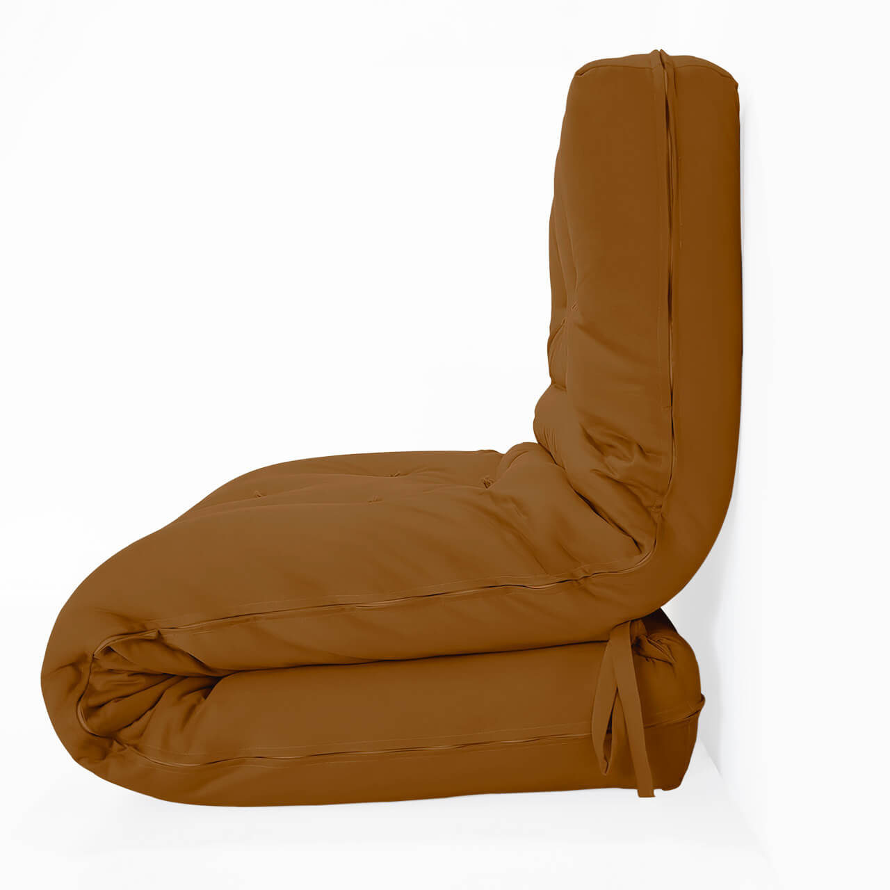 Futon Solteiro Oriental D28 Dobrável Caramelo