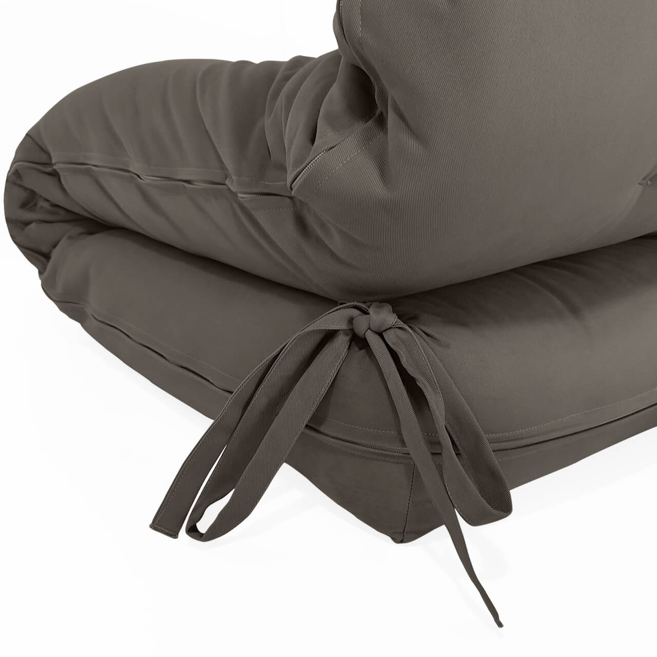 Futon Solteiro Oriental D28 Dobrável Acquablock Cinza Chumbo