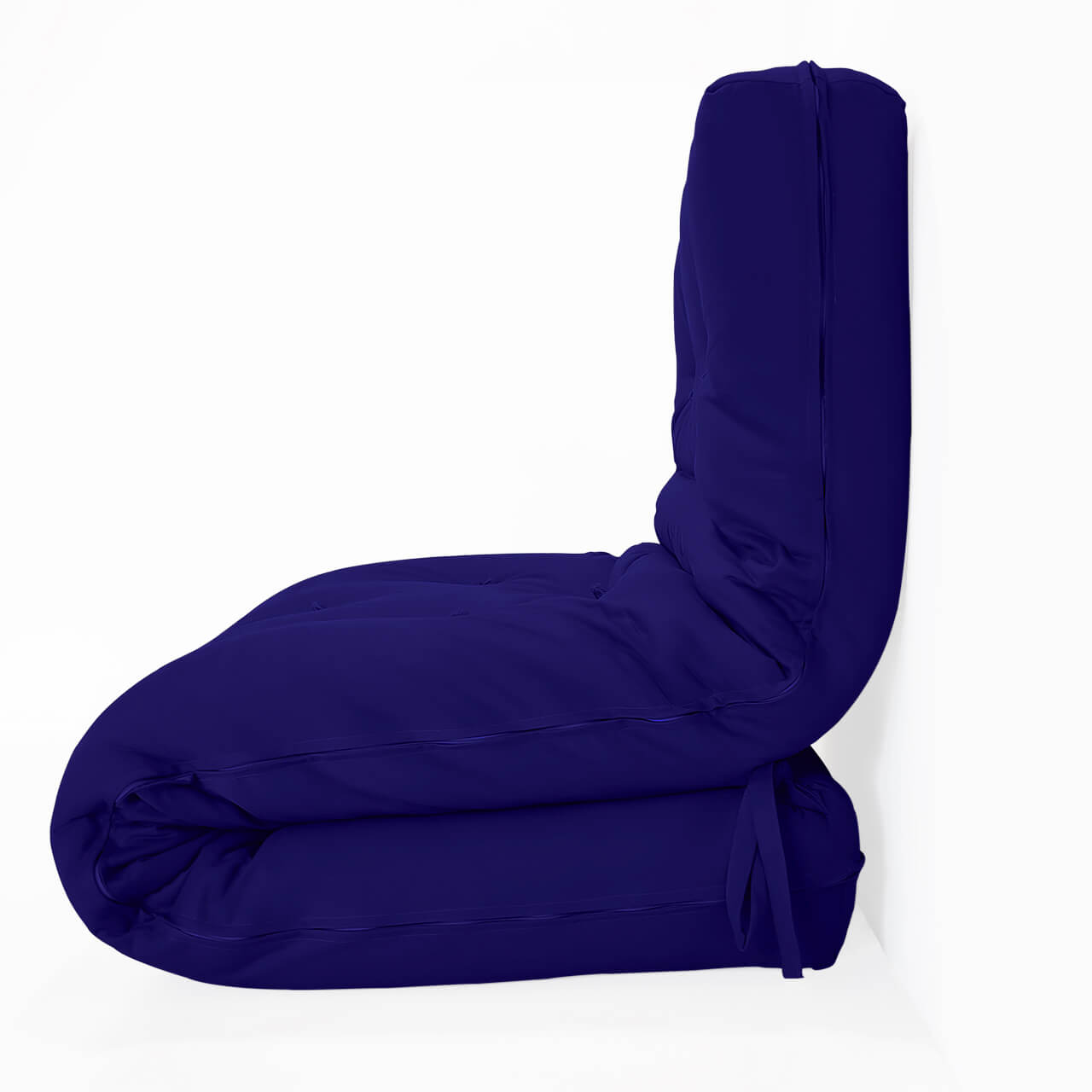 Futon Solteiro Oriental D28 Dobrável Acquablock Azul Royal