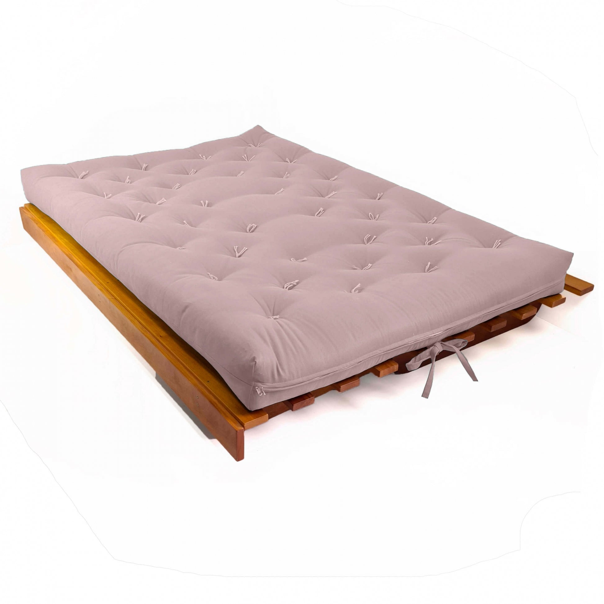 Sofá Cama Futon L Acquablock Fendi em Madeira Nobre  Maciça
