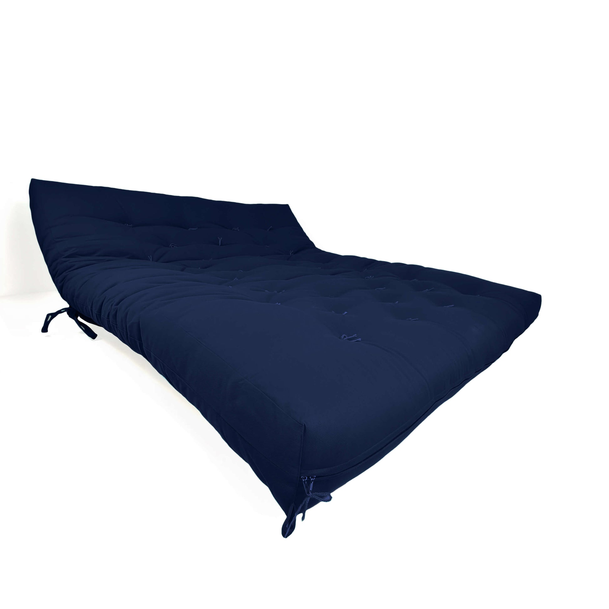 Sofa Cama Futon Oriental King D33 Madeira Pinus Acquablock Azul Royal