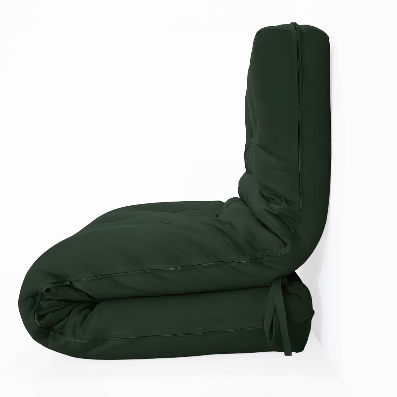 Futon Solteiro Oriental D28 Dobrável Verde Militar