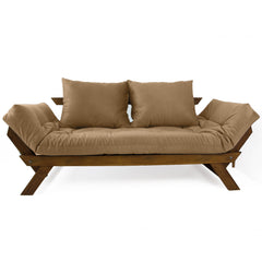 Sofá Japão Futon Acquablock Madeira Cor Imbuia - Fendi