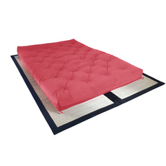 Futon Sofa Cama Casal D33 Tendencia Oriental Goiaba