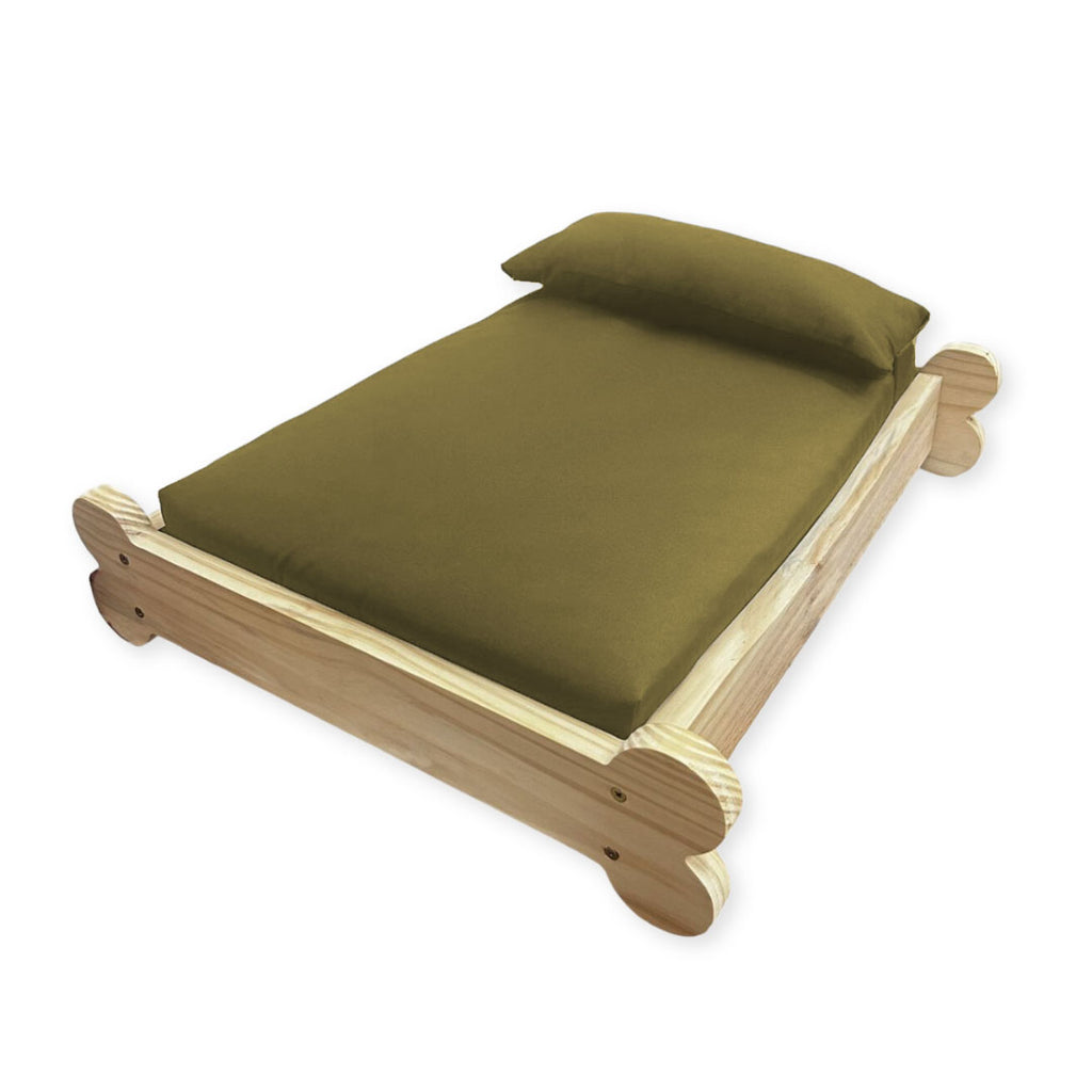 Cama Caminha Pet Impermeável Madeira Maciça - Fendi