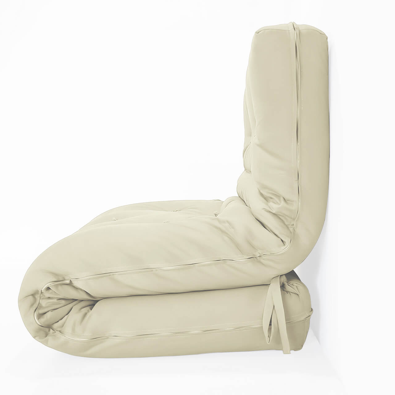 Futon Solteiro Oriental D28 Dobrável Bege