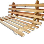 Base Futon Casal Oriental Madeira Nobre Grapia