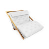 Poltrona New York Reclinável Casal Futon Acquablock Branco Off
