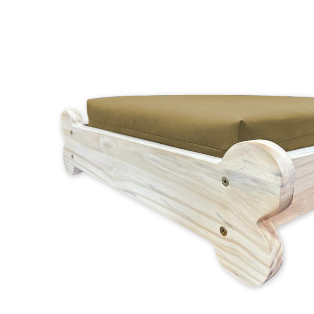 Cama Caminha Pet Impermeável Madeira Maciça - Fendi