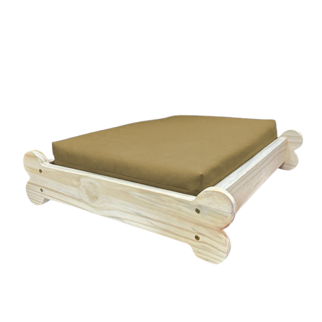 Cama Caminha Pet Impermeável Madeira Maciça - Fendi