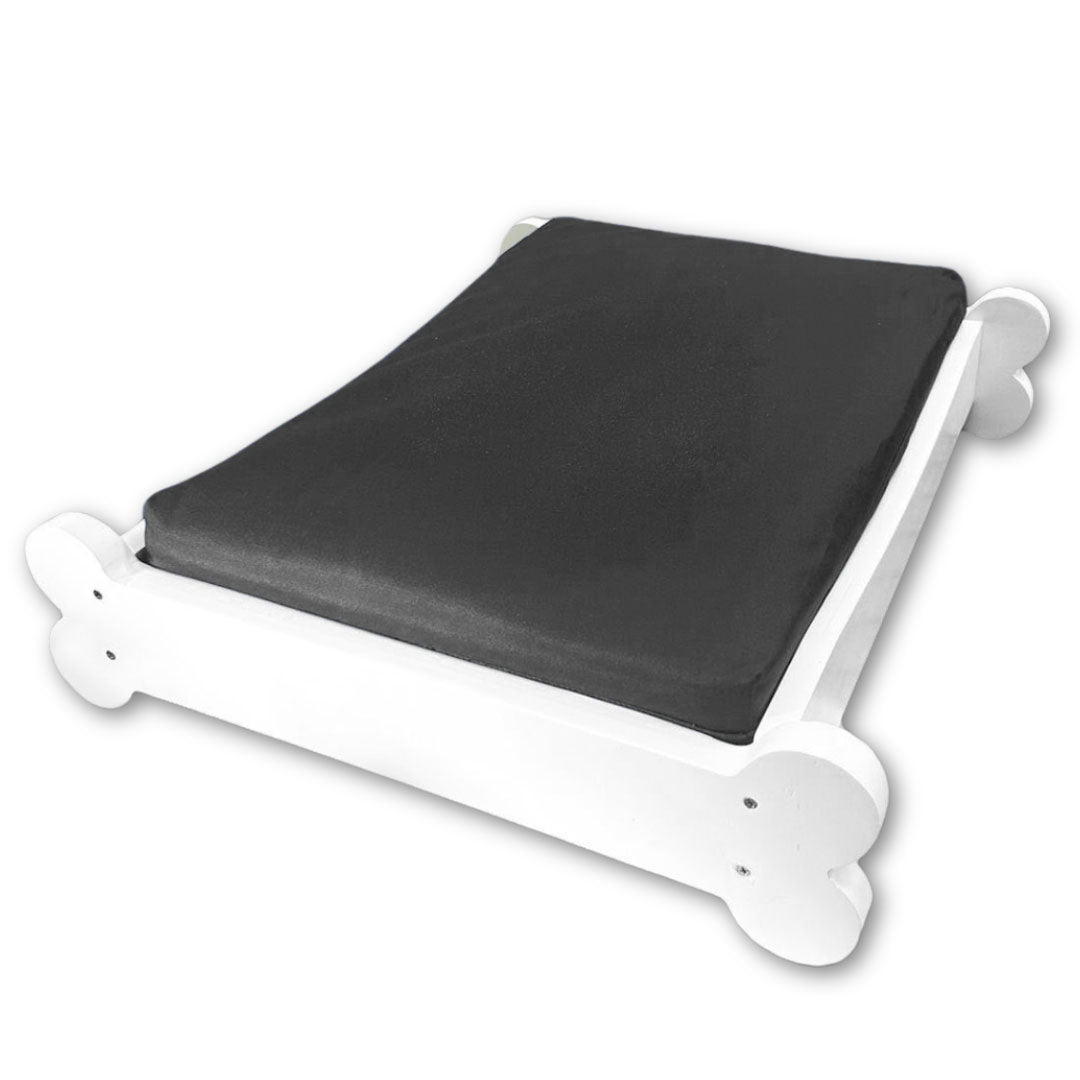 Cama Caminha Pet Impermeável Madeira Maciça - Cinza