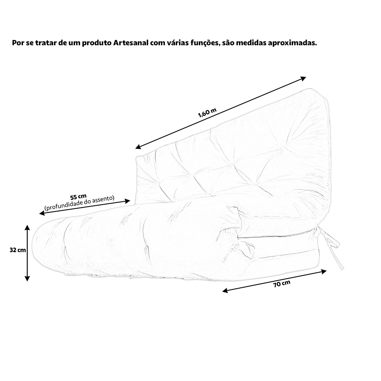 Futon King D28 Acquablock Preto