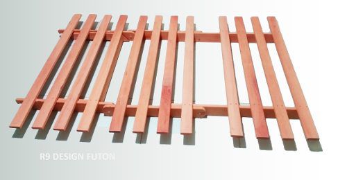 Base Futon Casal Oriental Madeira Nobre Grapia