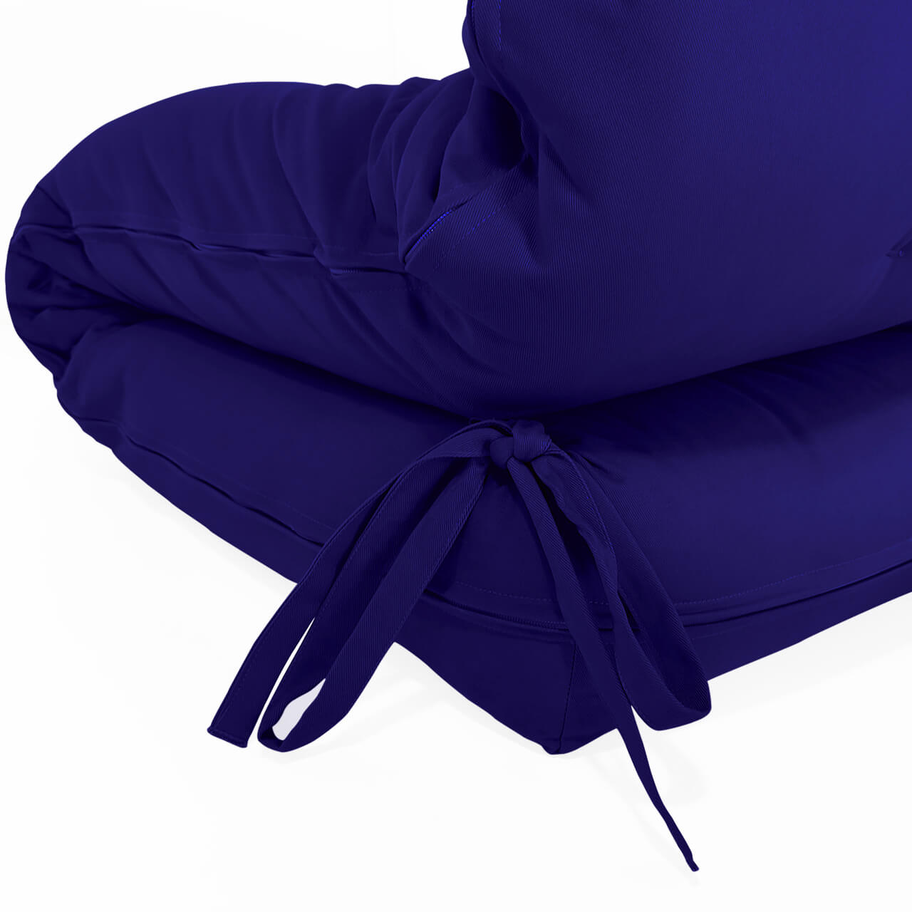 Futon Solteiro Oriental D28 Dobrável Acquablock Azul Royal