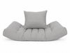 Futon Poltrona Japão em Acquablock Cinza linho