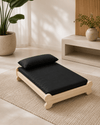 Cama Caminha Pet Impermeável Madeira Maciça - Preto