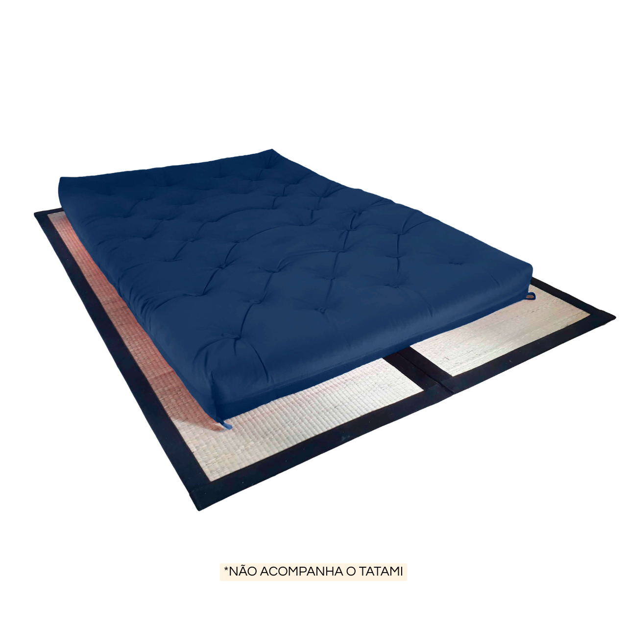 Futon Sofá Cama Casal Oriental Acquablock Azul Royal