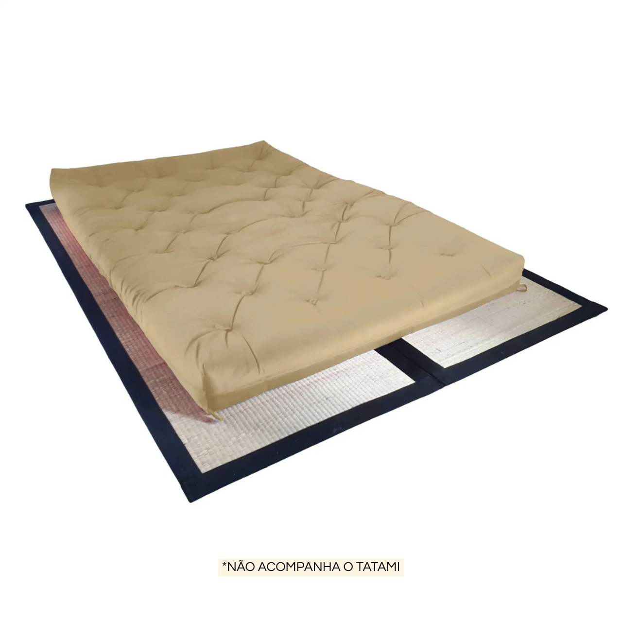 Futon Sofá Cama Casal Oriental Acquablock Bege