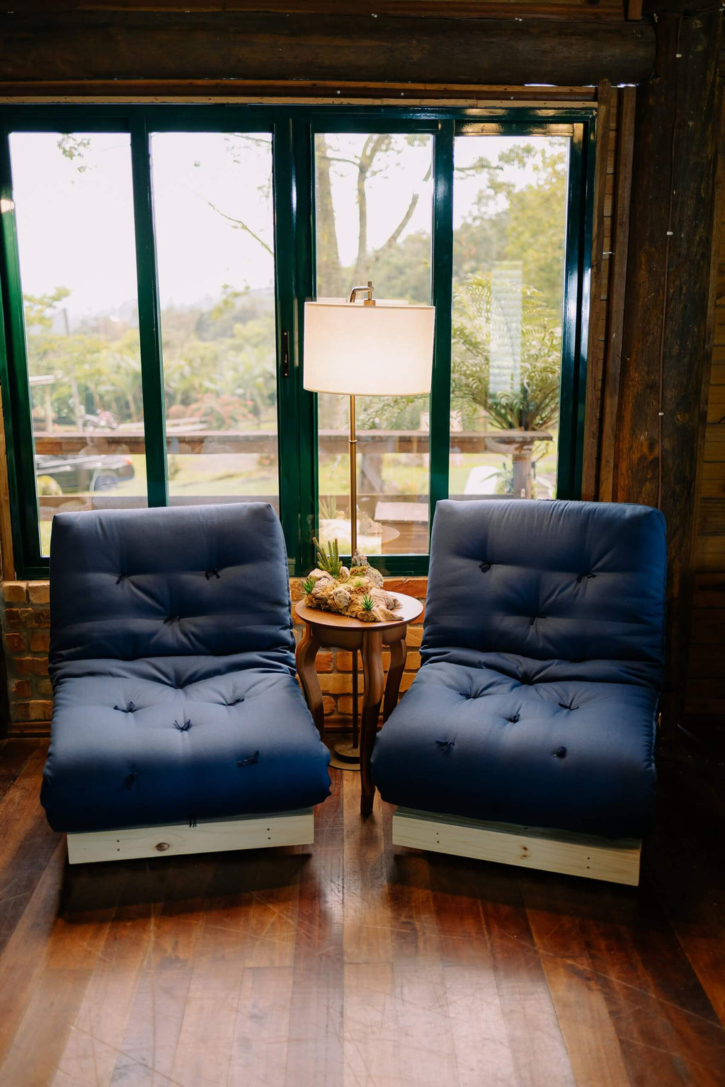 Kit Sofá Cama Solteiro Tokio Madeira Pinus Sem Pintura + Acquablock