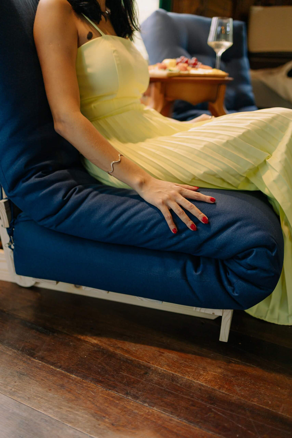 Kit Sofá Cama Solteiro Tokio Madeira Pinus Sem Pintura + Acquablock