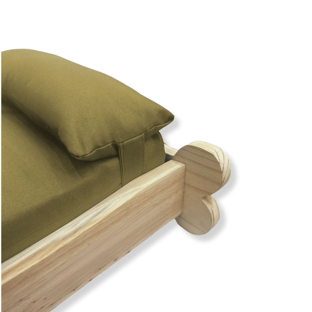 Cama Caminha Pet Impermeável Madeira Maciça - Fendi