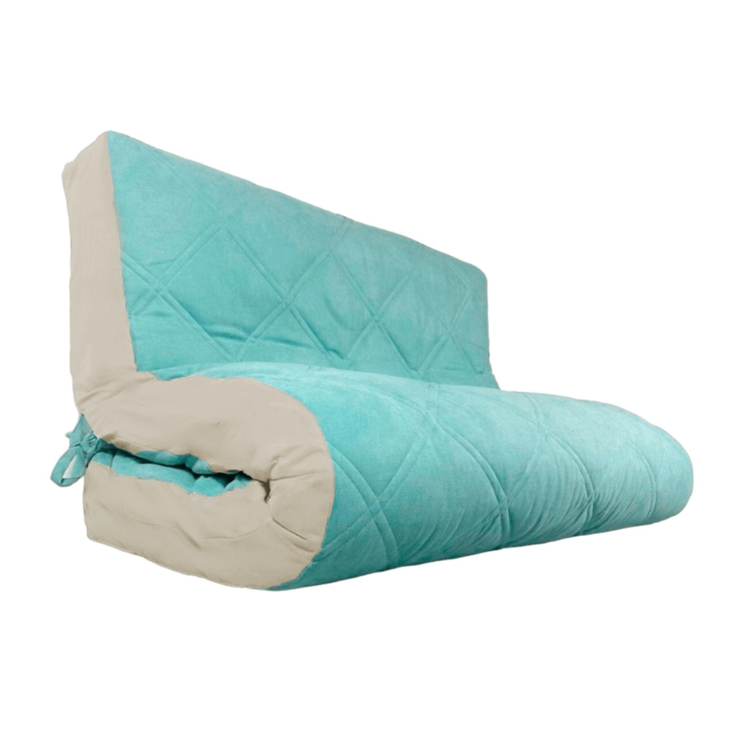 Capa Extra Para Futon Matelassê R9 Design - Azul Tiffany