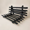Base Futon Casal Oriental Madeira Pinus Cor Preta