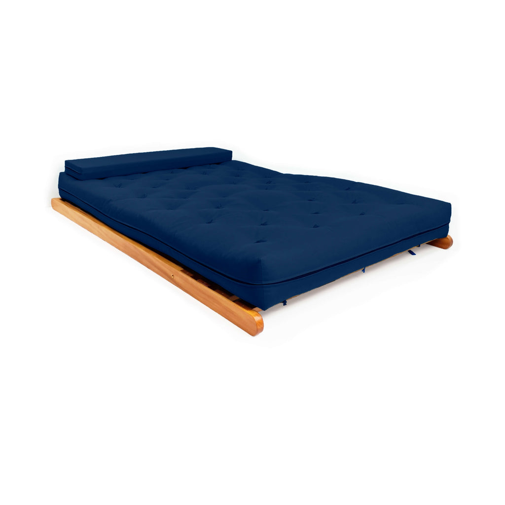 Poltrona New York Reclinável Casal Futon Acquablock Azul Royal