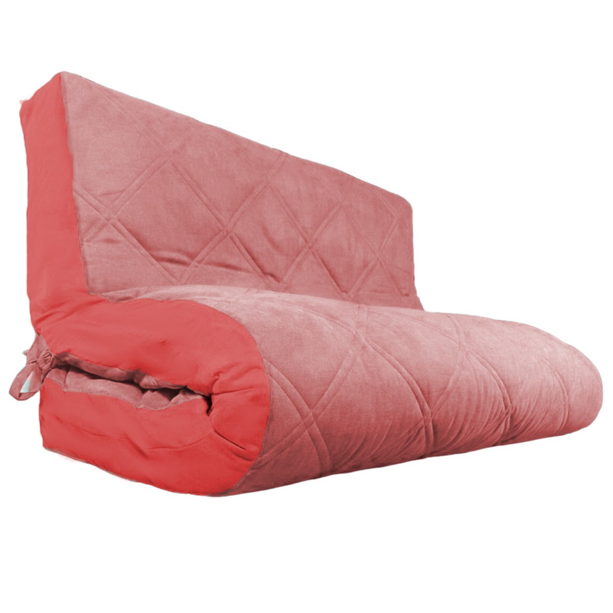 Capa Extra Para Futon Matelassê R9 Design - Goiaba