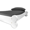 Cama Caminha Pet Impermeável Madeira Maciça - Cinza