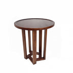 Mesa Lateral Design Redonda Madeira Pinus Imbuia
