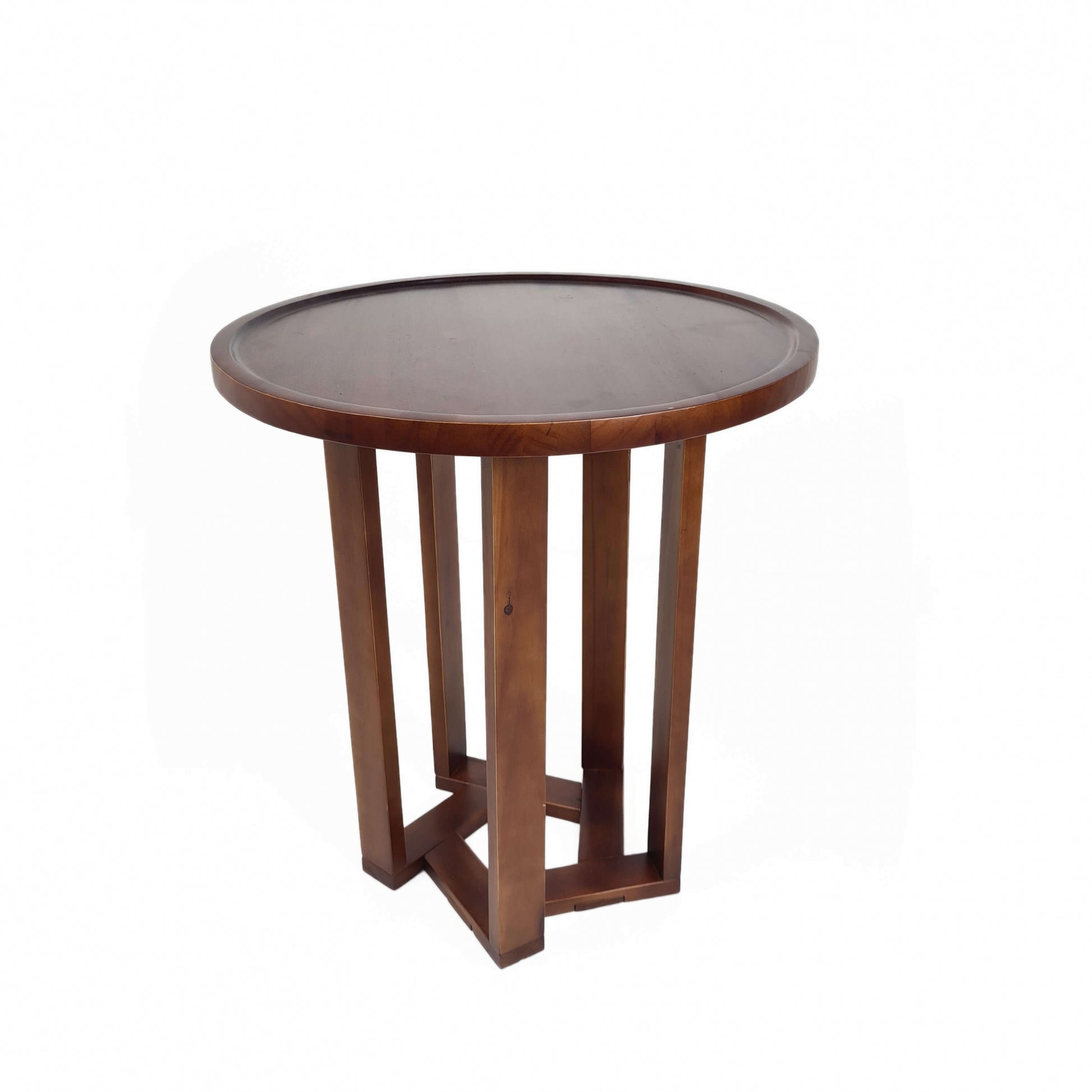 Mesa Lateral Design Redonda Madeira Pinus Imbuia