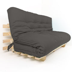 Sofa Cama Futon Oriental King Madeira Pinus Acquablock Chumbo