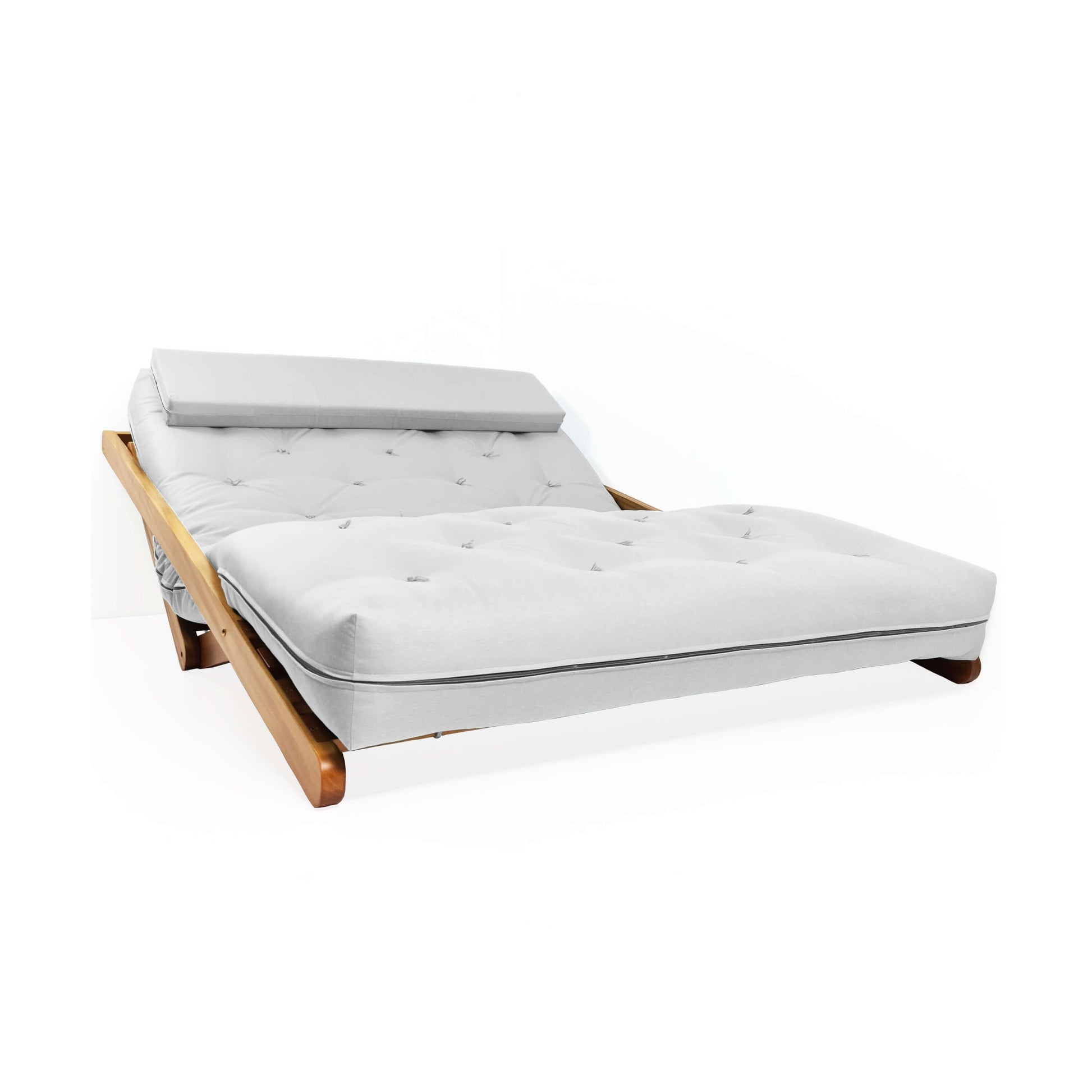 Poltrona New York Reclinável Casal Futon Acquablock Branco Off