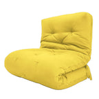 Futon Solteiro Oriental D28 Dobrável - Acquablock Amarelo